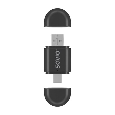 SAVIO Bežični adapter za CarPlay i Android Auto TR-17, crna