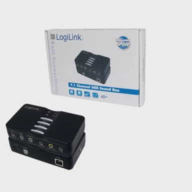 LOGILINK USB zvučna kartica Sound Box Dolby 7.1, crna