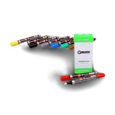 AMBRO-SOL Industrijski marker, širina ispisa 3–5 mm, 13 ml, bijela boja