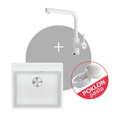 FRANKE Set MRG 610-52 TL + Lina L Doccia, glečer bijela