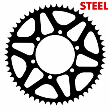 Stražnji čelični lančanik za Triumph Street Triple 675, 765, Daytona, Tiger 800, lanac 525, 65 zubi, za stunt vožnju