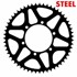 Stražnji čelični lančanik za Triumph Street Triple 675, 765, Daytona, Tiger 800, lanac 525, 65 zubi, za stunt vožnju