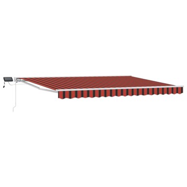 Okvir tende ručni s LED rasvjetom, 5x3 m, narančasta/crna, bijela