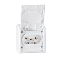 ALING CONEL trofazna priključnica IP44 16A 440V, bijela