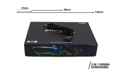 AMBITRIM Dodaci za ambijentalnu rasvjetu Digital RGB FULL LED, crna