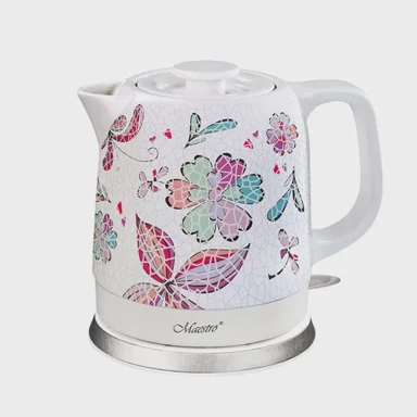 MAESTRO Keramičko kuhalo za vodu MR-068-FLOWERS, zapremnina 1,5 L, snaga 1500 W, keramika