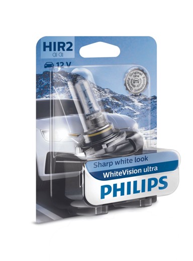 PHILIPS Žarulja WhiteVision Ultra 12V, do 60% više svjetla, do 35% bjelije, 4200K