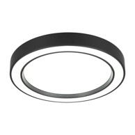 TRIO Crno-bijela LED stropna svjetiljka ø 40 cm Arco 