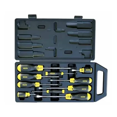 STANLEY Set odvijača Cushion Grip, 10 komada, ravni i Phillips