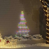 Božićno drvce s 112 LED žarulja šareni 511 cm metal