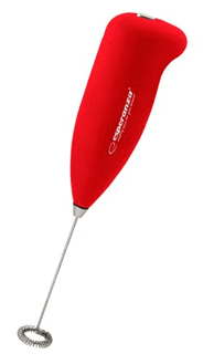 ESPERANZA Električni pjenjač mlijeka, crvena boja