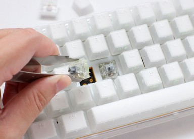 DUCKY Tipkovnica One 3 Aura White SF Gaming USB QWERTY američka međunarodna