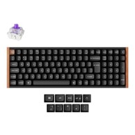 KEYCHRON Tipkovnica mehanička K4 HE, bežična, aluminijska, Gateron Nebula magnetski prekidači, RGB, crna (K4H-F1-UK)