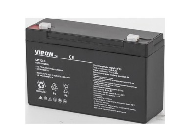 VIPOW Gel akumulator 6 V 12 Ah