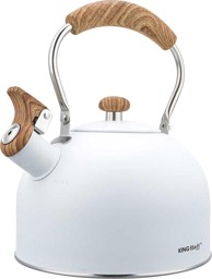 KINGHOFF Čajnik sa zviždaljkom KH-1860, 2,5 l, bijeli