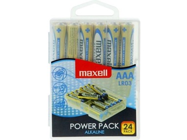 MAXELL Alkalne baterije LR03 AAA, 24 komada
