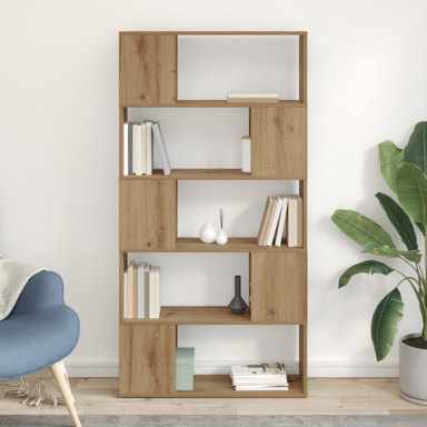 TV stalak, 80 x 24 x 155 cm, konstruirano drvo, hrast