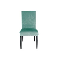 Navlaka za stolicu rastezljiva, plišana, tirkizna