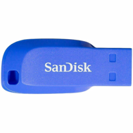 SANDISK USB stick Cruzer Blade, plavi, USB 2.0, 64 GB