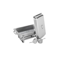 Posuda za posluživanje hrane inox, srebrna