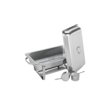 Posuda za posluživanje hrane inox, srebrna