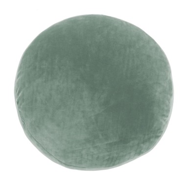 TISECO HOME STUDIO Zeleni ukrasni jastuk od mikrovlakana Marshmallow, ø 40 cm