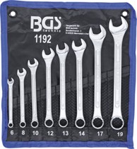 BGS Set viljuškasto-okastih ključeva 6–19 mm, 8-dijelni Pro+ 1192 Promo