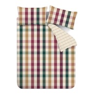 CATHERINE LANSFIELD Posteljina Autumn Check za bračni krevet 200x200 cm