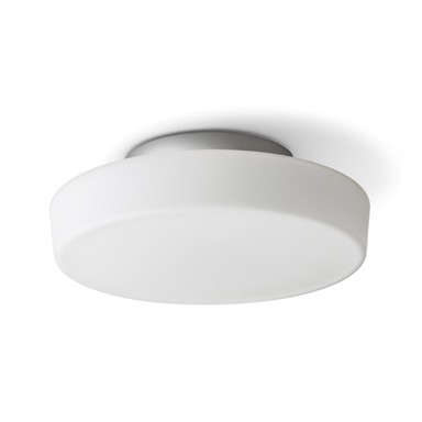 RENDL Stropna lampa, Zara LED 26, opal staklo/krom, 230V, LED, 12W, IP44, 3000K, krom