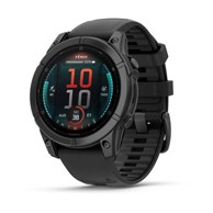 GARMIN Pametni sat Fenix E, 47 mm, AMOLED, multisport, sivo/crni remen
