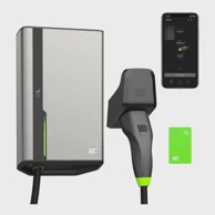 GREEN CELL Punjač za električni automobil HabuDen Wallbox 22kW 32A NFC, kabel Type 2 5 m