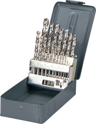 PROLINE Set brušenih svrdala za metal, 1-10 mm, 19 komada