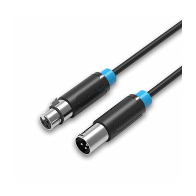 VENTION XLR audio produžni kabel, 5m, crni 