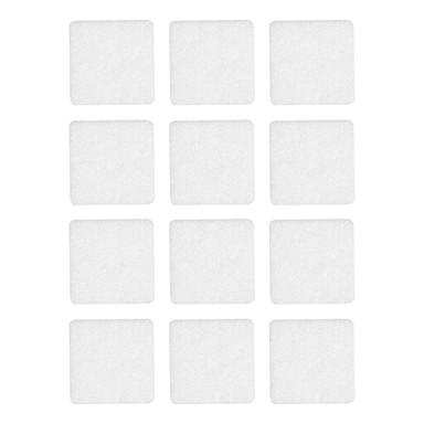 VORSTAHL Samoljepljivi filcani jastučići za namještaj, bijeli, 28 × 28 mm, 12 kom.