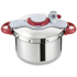 TEFAL Ekspres lonac Clipsominut Perfect, 6 L, crveno-inox