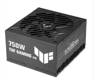 ASUS Napajanje TUF-GAMING-750G-EVO, 750 W, ATX, ATX 3.1, potpuno modularno, 80 Plus Gold, 140 mm, crno