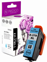 INKDIGO Tinta T3785 za Epson ExpressionPhotoXP-8000, svijetlo cijan