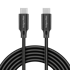 SLOMART Kabel USB-C na USB-C, 100 W, 2,5 m