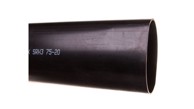 Debelostijena termoskupljajuća cijev s ljepilom, crna, SRH3 75-20 1000 mm