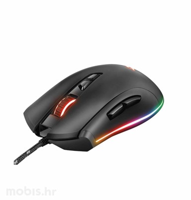 TRUST Gaming miš GXT900 QUDOS RGB, žičani