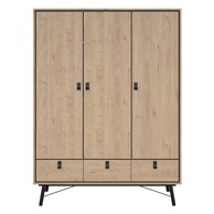 TVILUM Ormar u dekoru hrasta u prirodnoj boji 150x200 cm Ry 