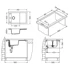ALVEUS Sudoper FORMIC 30 G04M STEEL
