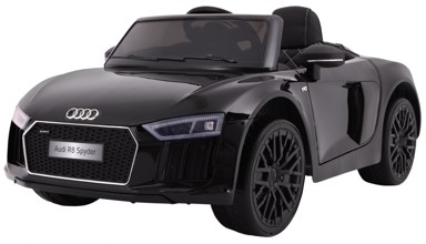 Auto na akumulator Audi R8 Spyder RS, crni