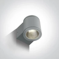 Zidna LED svjetiljka, 6W, 540 lm, 3000K, 240V, IP54, DM67138E/G/W, siva