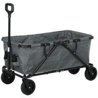 HOMESTAR Vrtna kolica, 100 x 55 x 56 cm, tamnosiva