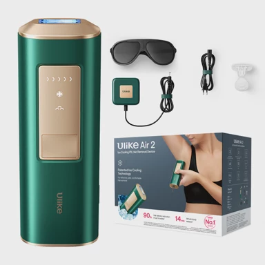 ULIKE IPL epilator Air2, za lice i tijelo, safirno hlađenje, tamno zeleni