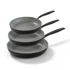 Set tava Essential black, 20-24-28 cm