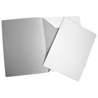 FORNAX Fascikl klapa kromo karton A4 mat, bijeli