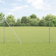 Ograda, set od 2, galvanizirani čelik, 25 x 1.5 m, izdržljiva