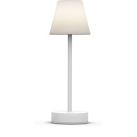 NEW GARDEN Stolna lampa Lola Slim 30 Akku, bijela